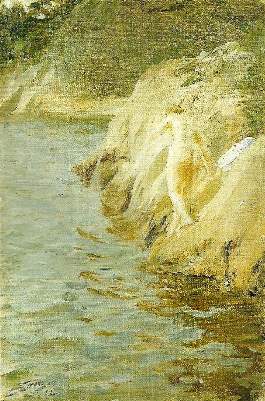 Anders Zorn badande kvinna